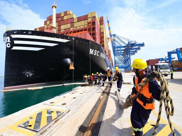 World''s largest container ship MSC IRINA makes historic debut at Vizhinjam International Seaport